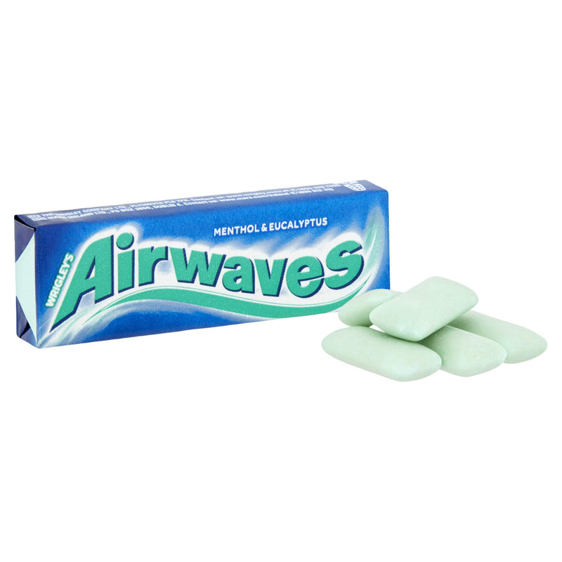 Airwaves Menthol & Eucalyptus Sugar Free Gum - Box of 30 10 Count (Pack of 30) - BeesActive Australia