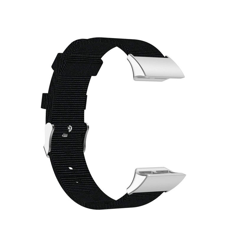 FitTurn Woven Nylon Strap Compatible with Garmin Forerunner 35/ Forerunner 30 Replacement Band with Adjustable Strap Watch Band Fitness Strap Bracelet Wristband for Forerunner 35/30 Watch (Black) Black - BeesActive Australia