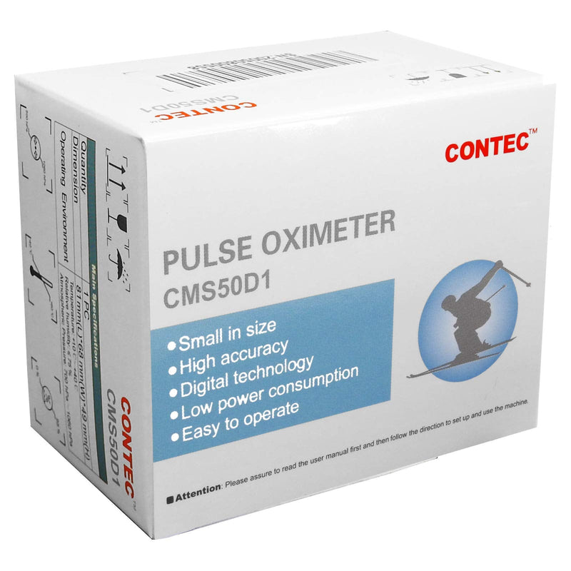 CONTEC D1 CMS50D1 OLED Display Fingertip Pulse Oximeter Blood Oxygen Heart Rate SpO2 Moniter | Professional Specification - BeesActive Australia