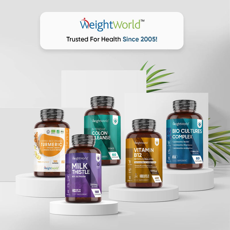 Milk Thistle Capsules - 180 Vegan Capsules - 3 Months Supply - High Strength Milk Thistle (Providing: 80% Silymarin) - Odour & Aftertaste Free Unlike Milk Thistle Tablets - Made in The UK - BeesActive Australia