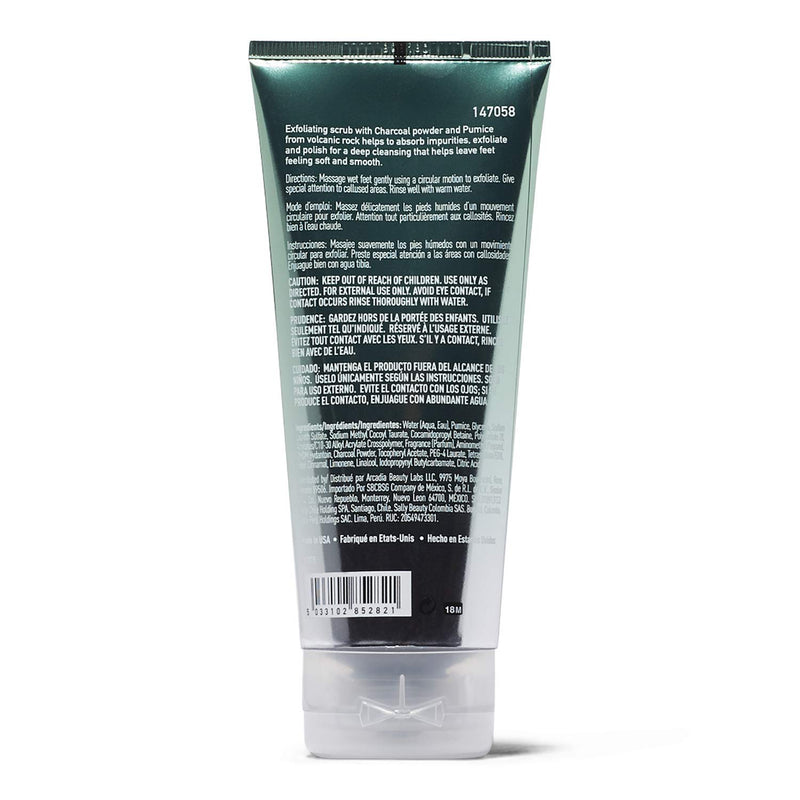 Heel to Toe Charcoal Purifying Scrub - BeesActive Australia