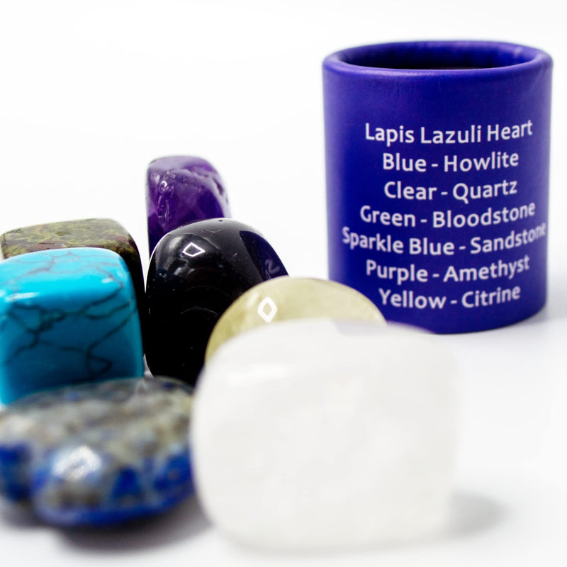 Psychic Sisters - Crystal Set - 7 Different Gemstones - Reiki Cleansed & Energised (Sleep Well) Sleep Well - BeesActive Australia