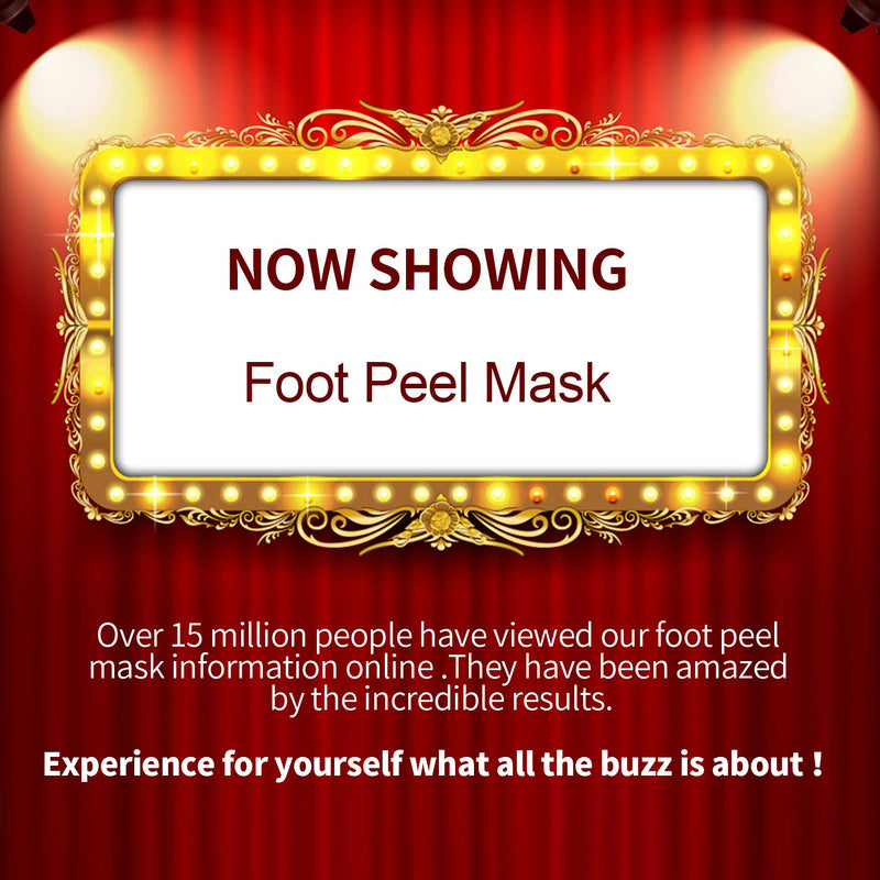 Foot Peel Mask 2 Pairs,For Cracked Heels,Dead Skin & Calluses - Make Your Feet Baby Soft & Get a Smooth Skin,Exfoliating Peeling Natural Treatment - BeesActive Australia