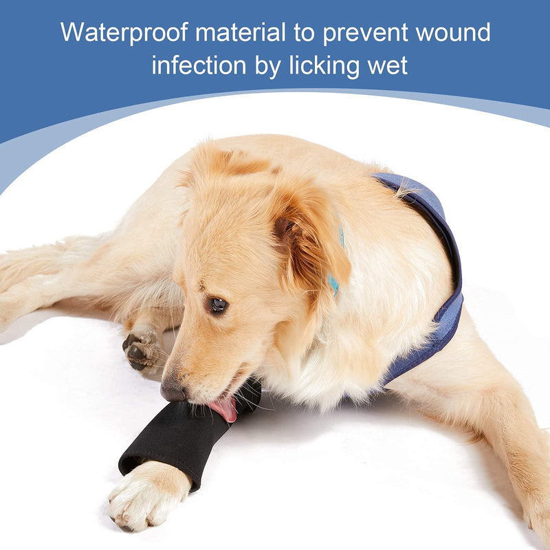 Dog Recovery Suit, Cone Collar Alternative, Abrasion Resistant Dog Recovery Sleeve, Washable 2.5mm Thick and Waterproof, Pet Wounds Prevent Licking, Bite, Being Wet and Infected XL - BeesActive Australia
