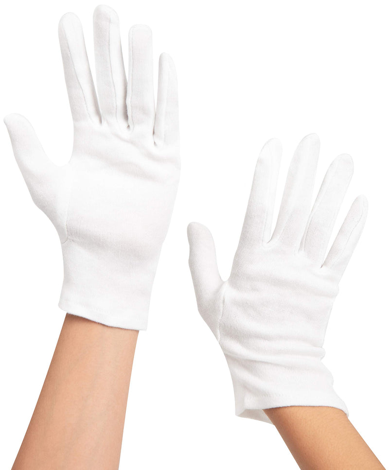 100% Organic Cotton Moisturizing Eczema Gloves for Dry Sensitive Skin - 6 Pairs - BeesActive Australia