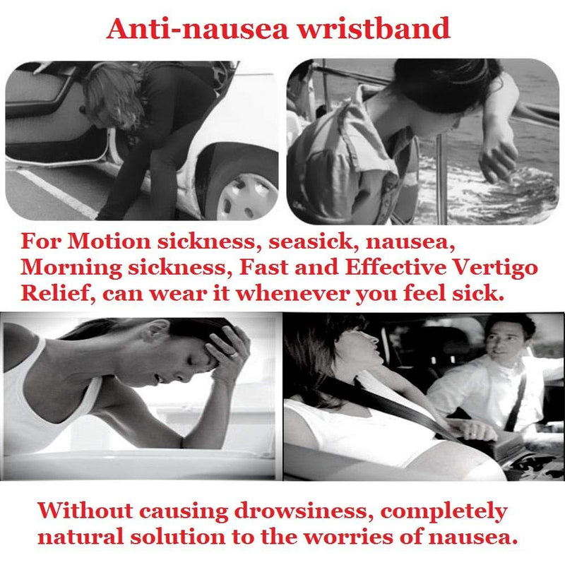 (N/A) 6 Pieces,Travel Bands Kids,Vertigo Relief,Sea Sickness Wristbands,Motion Sickness,Prevent,Hayfever Wristband,Sickness Bands, - BeesActive Australia