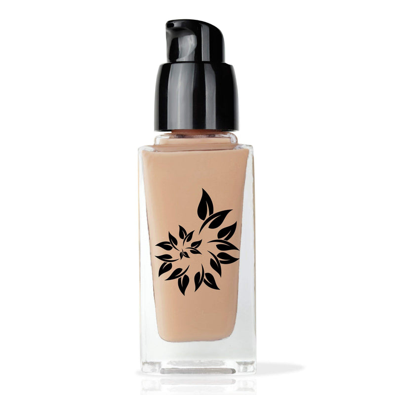 BaeBlu Organic Aloe-Based LUX Liquid Foundation, Natural Vegan Gluten-Free Made in USA, Latte - BeesActive Australia