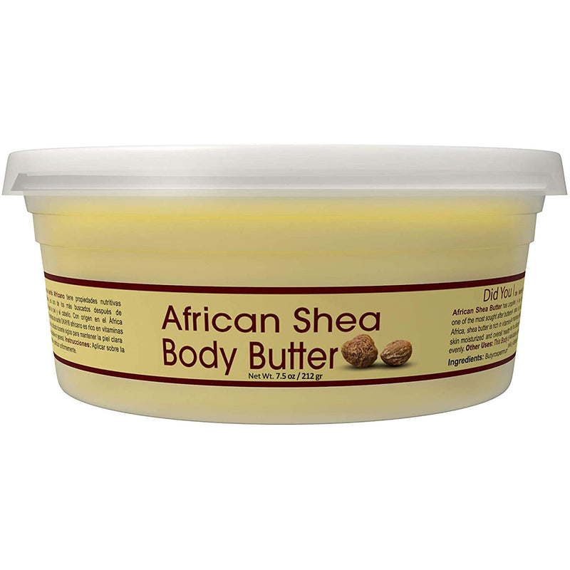 Shea Butter Yellow Smooth | All Natural, 100% Pure- Unrefined | Daily Skin Moisturizer For Face & Body | Softens Tough Skin | Moisturizes Dry Skin | Adds Shine & Luster To Hair | Alleviates Scalp Dryness 7.5oz / 212gr 7 Ounce - BeesActive Australia