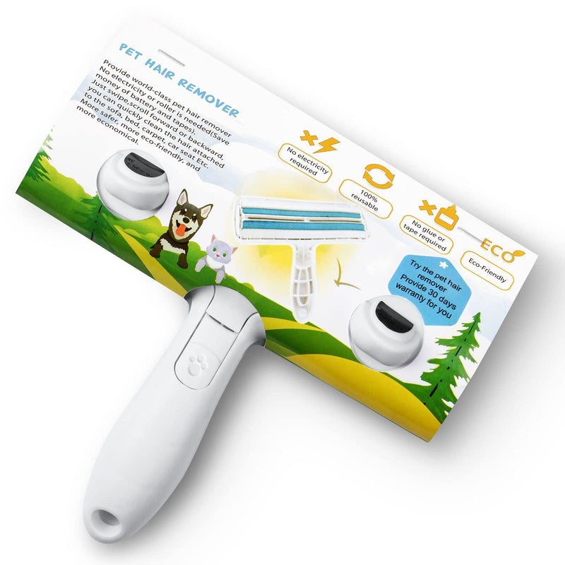 Pet Hair Remover Roller, Reusable Cat and Dog Hair Removal Brush, Easy to Self Clean, Pet Animal Fur Removal Tool for Laundry, Sofa, Carpet, Furniture, Clothes, Bedding, Car Seat - BeesActive Australia