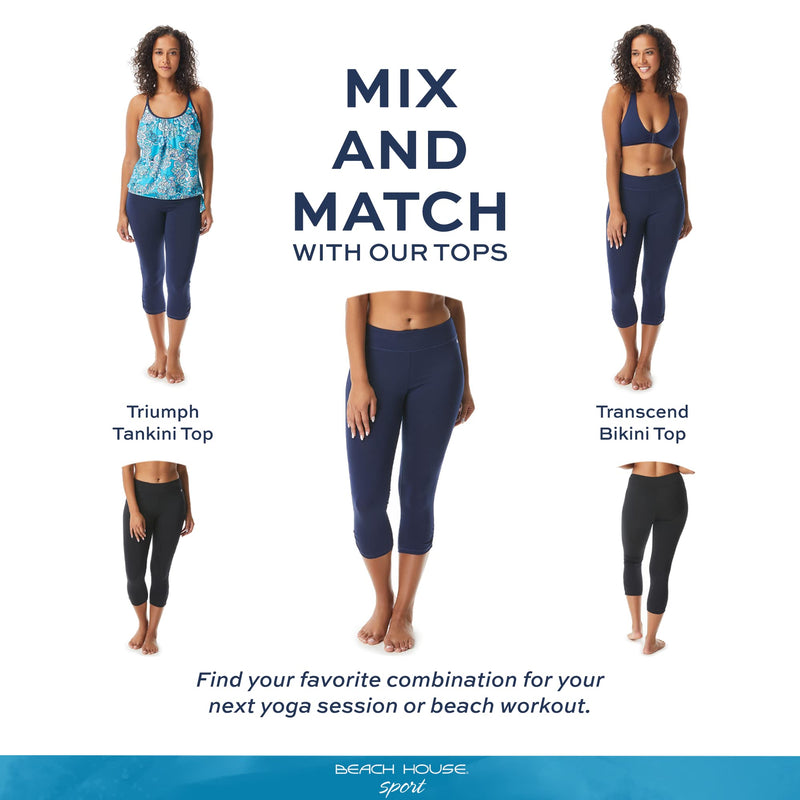 Cobra Athletic Capris  Quick-Dry Yoga, Swim Pant, Sport Leggings for Women Small 511 Admiral - BeesActive Australia