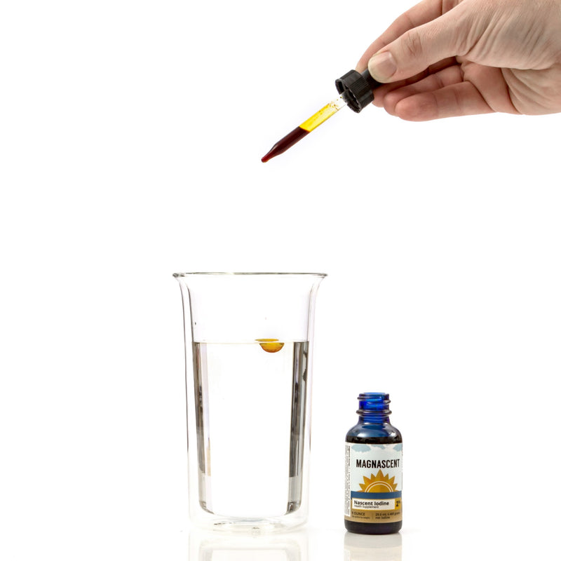 MAGNASCENT Nascent Iodine Liquid Supplement � 2% Concentrated Iodine Solution Drops - Helps Promote Energy Levels & Supports Healthy Metabolism� Non GMO, Gluten-Free, Vegan- 1 oz (30 ml) - BeesActive Australia