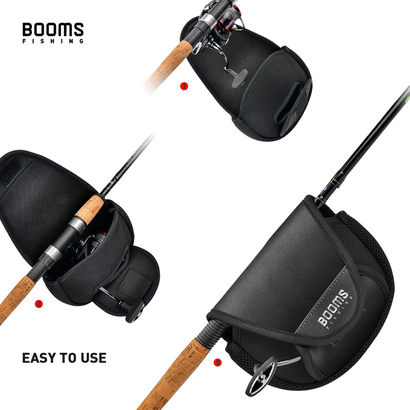 [AUSTRALIA] - Booms Fishing RC2 Spinning Reel Cover Fishing Reel Protective Case S (2000-3000 Reels) 