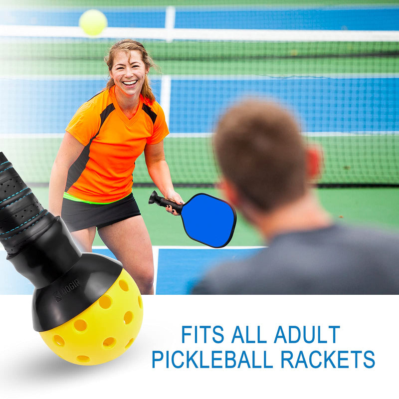 QOGIR Pickleball Ball Retriever: Easy Pickleball Ball Accessory to Pick Up Pickleball Balls Without Bending Over, Attaches to Pickleball Paddle Bottom, Fits Any Pickleball Paddles, Black 2 Pack - BeesActive Australia