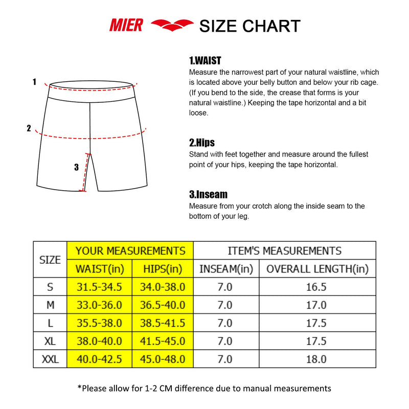 [AUSTRALIA] - MIER Men's Quick Dry Workout Running Shorts Active Shorts with 4 Pockets, No Liner, Lightweight and Water Resistant, 7 Inches Grey Large 