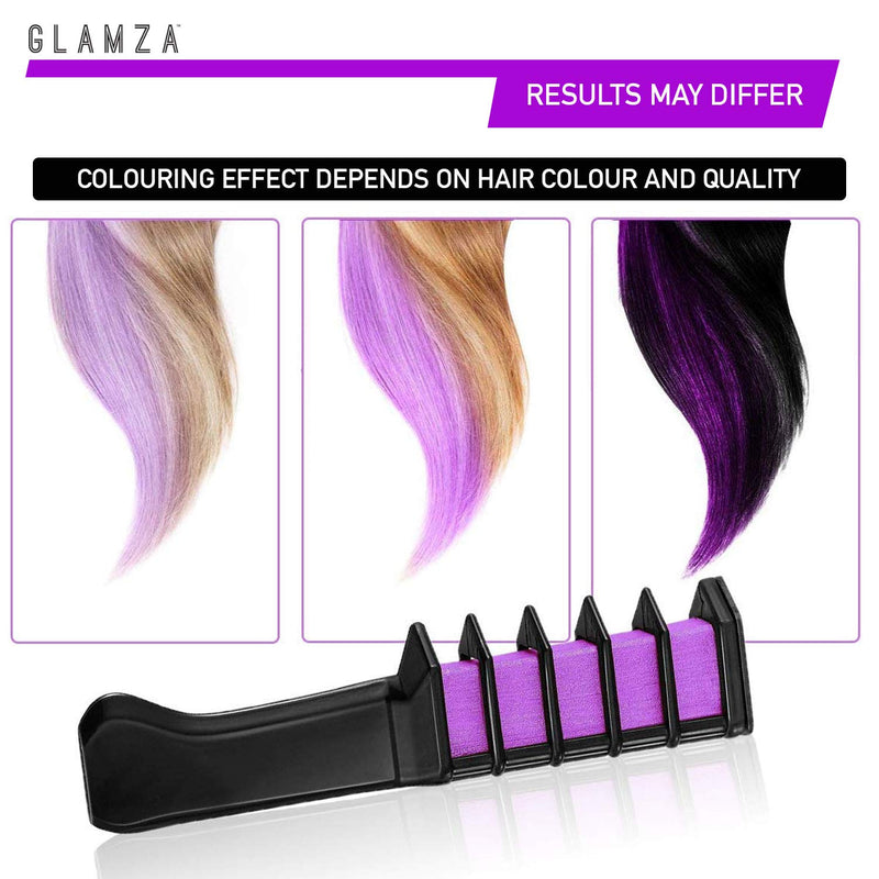 Hair Chalk GLAMZA Hair Chalk for Kids x6 Vibrant Hair Chalks for Girls Women & Children - BeesActive Australia