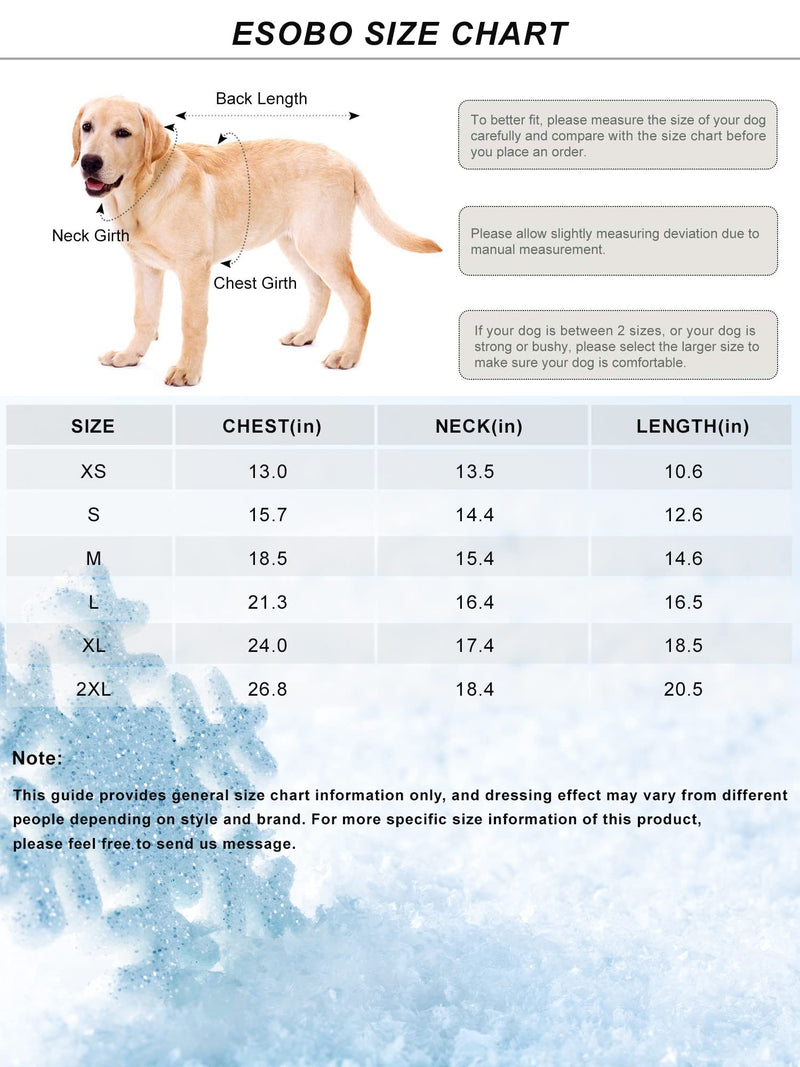Esobo Fashion Winter Dog Warm Coat Jacket Four-Legged Neck Warm Pet Sweaters for Small Medium Large Dogs Orange - BeesActive Australia
