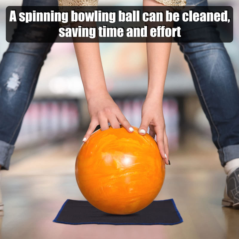Bowing Shammy Rag Cleaning Pad Bowling Ball Towel to Wipe The Ball Microfiber Bowling Towels Bowling Ball Leather Towels, 12 x 10 Inches Black - BeesActive Australia