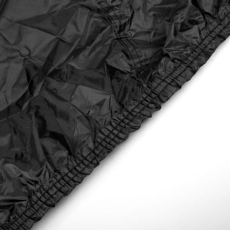 X AUTOHAUX Motorbike Mobility Scooter Cover 190T Polyester Storage Cover Black 55x26x36 inch - BeesActive Australia