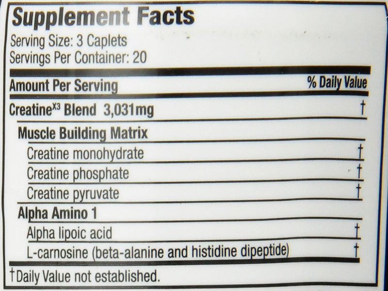 Six Star Creatine Pills Post Workout X3 Creatine Capsules Creatine Monohydrate Blend Muscle Recovery & Muscle Builder for Men & Women Creatine Supplements, 20 Servings 60 Count (Pack of 1) - BeesActive Australia