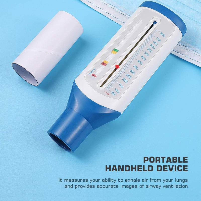 ULTECHNOVO Flow Meter- Lung Exerciser Standard Spirometry Flow Meter Expiratory Flow Meter Asthma Monitor for Women Men - BeesActive Australia