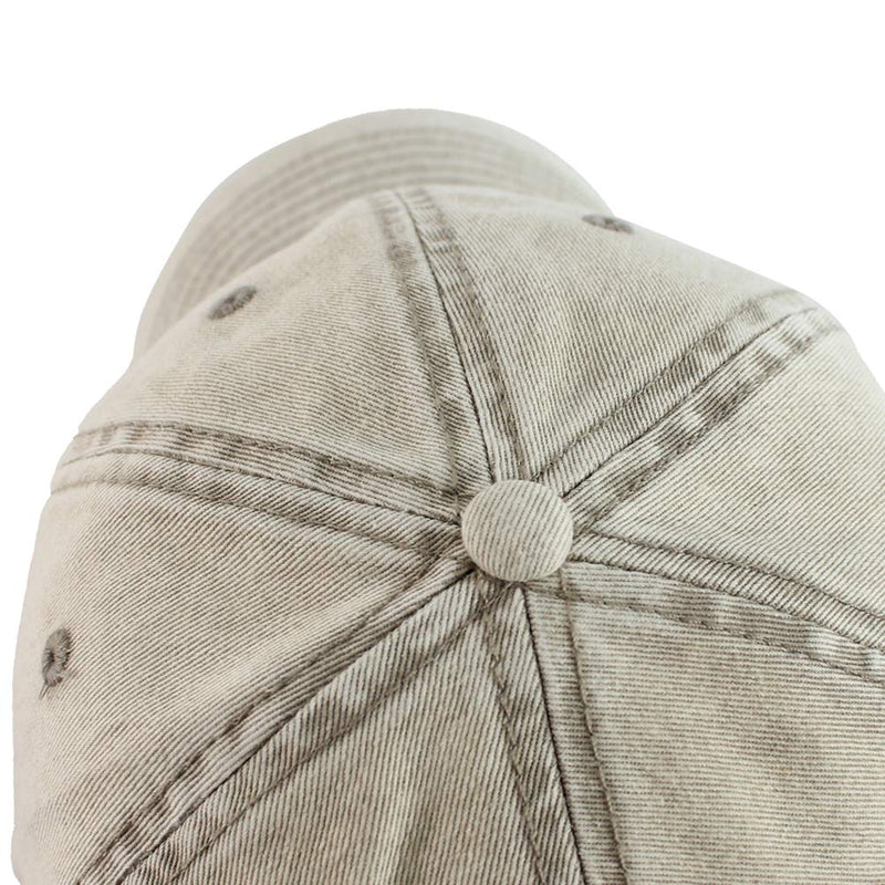 HH HOFNEN Men and Women Washed Cotton Baseball Cap Snow Classic Style Adjustable Low Profile Dad Hat #1 Snow Beige - BeesActive Australia
