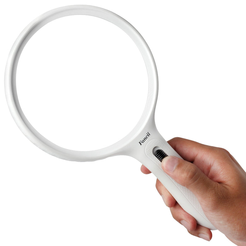 FC Optics XL Large Magnifying Glass with Bright LED Lights, 2X 3.5X - 138mm Handheld Reading Magnifier for Seniors - BeesActive Australia
