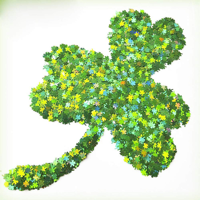 St. Patrick’s Day Nail Art Glitter Sequins 12 Grids St Patricks Nail Art Glitters 3D Shamrock Nail Confetti St. Patrick’s Day Decorations Nail Stickers Decals Clovers Nail Art Flakes for Women Girls - BeesActive Australia