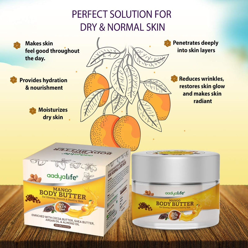 Aadya Life Body Butter (Mango Butter, Pack of 1) Mango Butter - BeesActive Australia