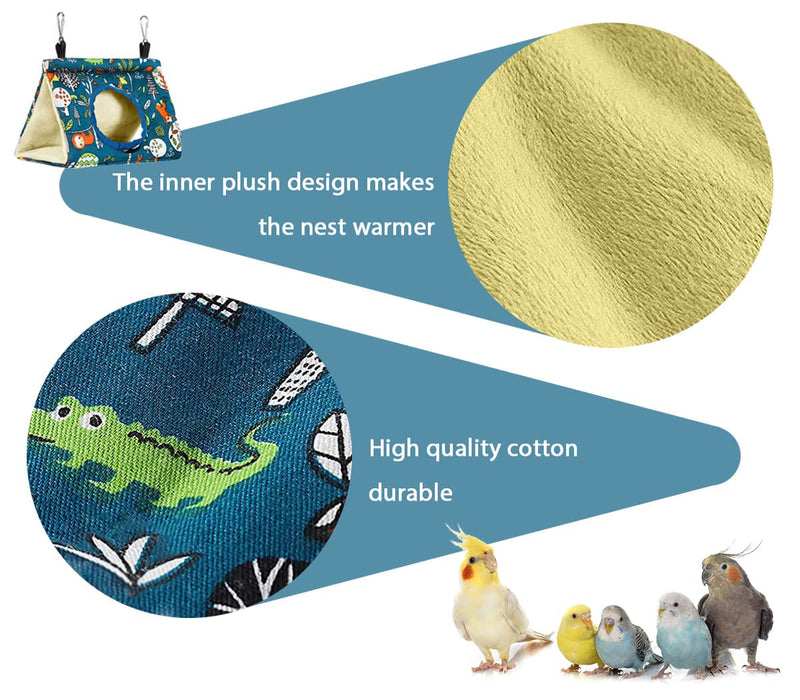 Old Tjikko Bird Nests,Winter WarmHammock, Hammock Hanging Nest for Small Animals to Keep Warm in Winter, Suitable for Small Birds Such as Peonies, Tiger Skins, Pearl Muffins, etc.… niaowo - BeesActive Australia