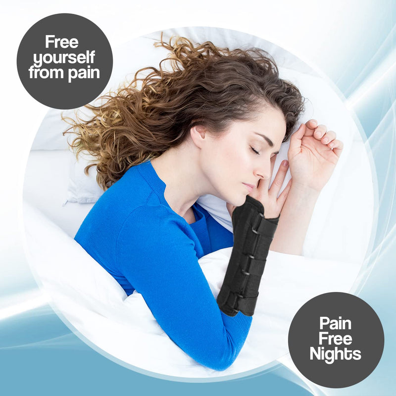 Hotcakes Wrist Hand Support Brace Splint - Adjustable Compression, Pain Relief, and Stability - Ideal for Carpal Tunnel, Arthritis, and Sports Injuries - Universal Fit for Men and Women (Pair, 2 PCS) Pair - BeesActive Australia