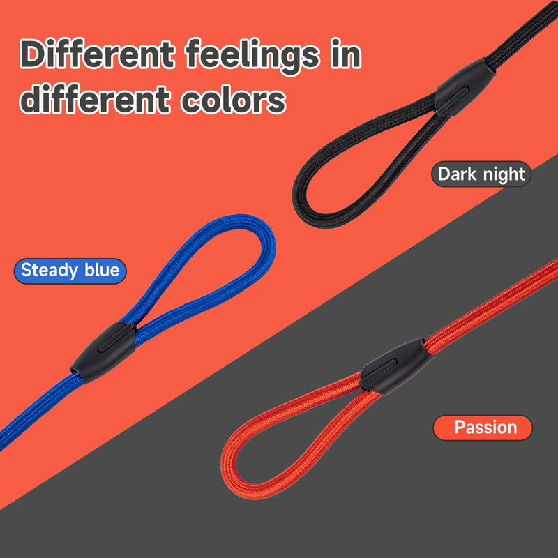 FOVRLZSE 3pcs Slip Lead Dog Leash,Strong Nylon Rope Leash,Training Leash for Large Medium and Small Dogs - BeesActive Australia