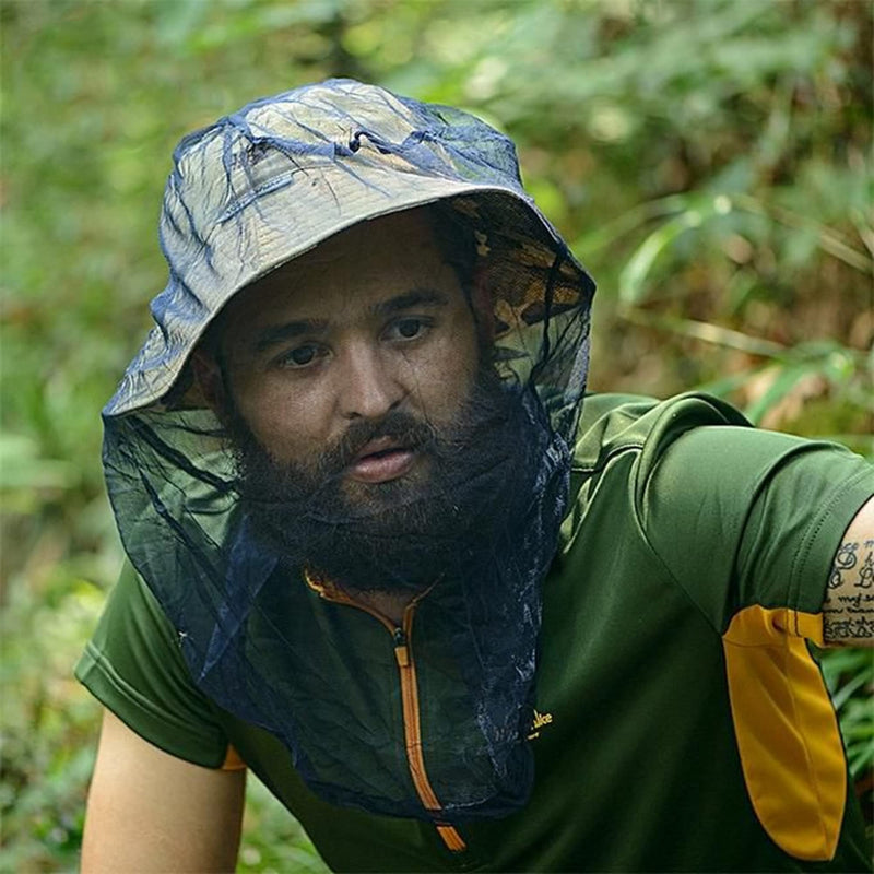 LUPO Head Net Mesh Bug Net Hood Face Netting - Protect from Mosquito Insect Midges Bug Bee Gnats - BeesActive Australia