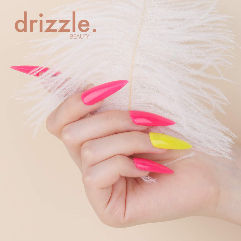 Drizzle Nail Dipping Powder Kit Starter with 20 Spring Colors Glitter Yellow Acrylic Nail Powder Set Nail Art Gift for Women Wildflower Collection - BeesActive Australia