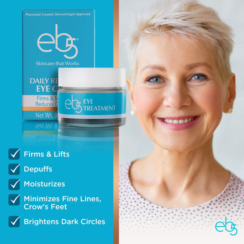 eb5 Daily Repairing Eye Treatment, Anti-Aging Cream Reduces Dark Circles & Fine Wrinkles, Moisturizes and Firms, 0.5 ounce jar - BeesActive Australia