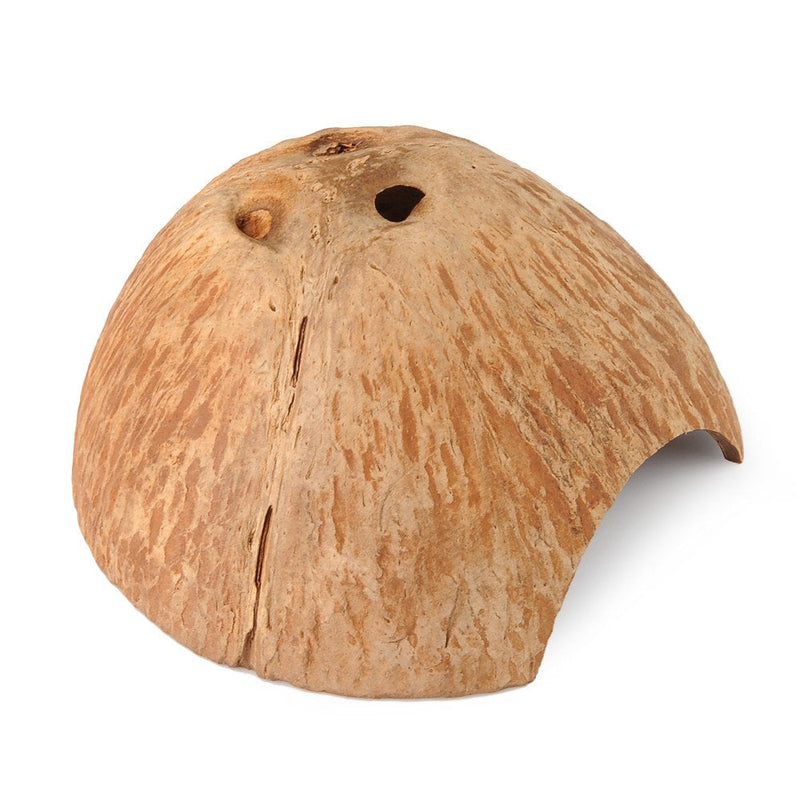 Natural Habitat Hideout Reptile, Lizard, Spider, Aquarium, Fish Hide Cave Hermit Crabs, Hamsters Natural Coco Hut Organic Non-Toxic Aquarium Decoration - BeesActive Australia
