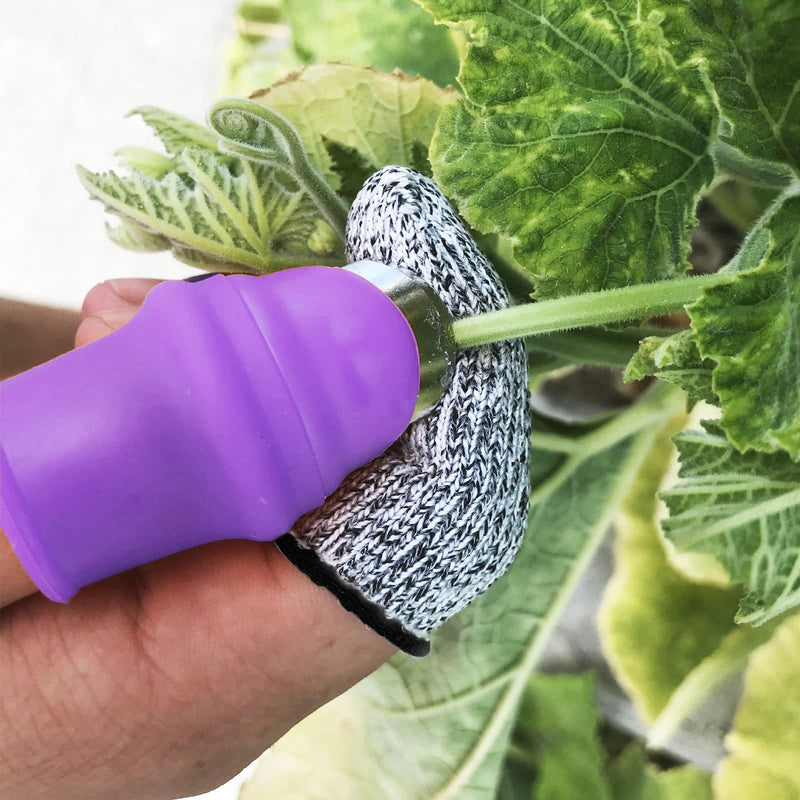 TSHAOUN 40 Pcs Finger Cots Finger Protectors, Anti Cutting Finger Cover Reusable Anti-Slip Finger Sleeve, Cut Resistant Protection for Garden, Kitchen, Work, Sculpture,Agricultural Affairs (Grey) Grey - BeesActive Australia