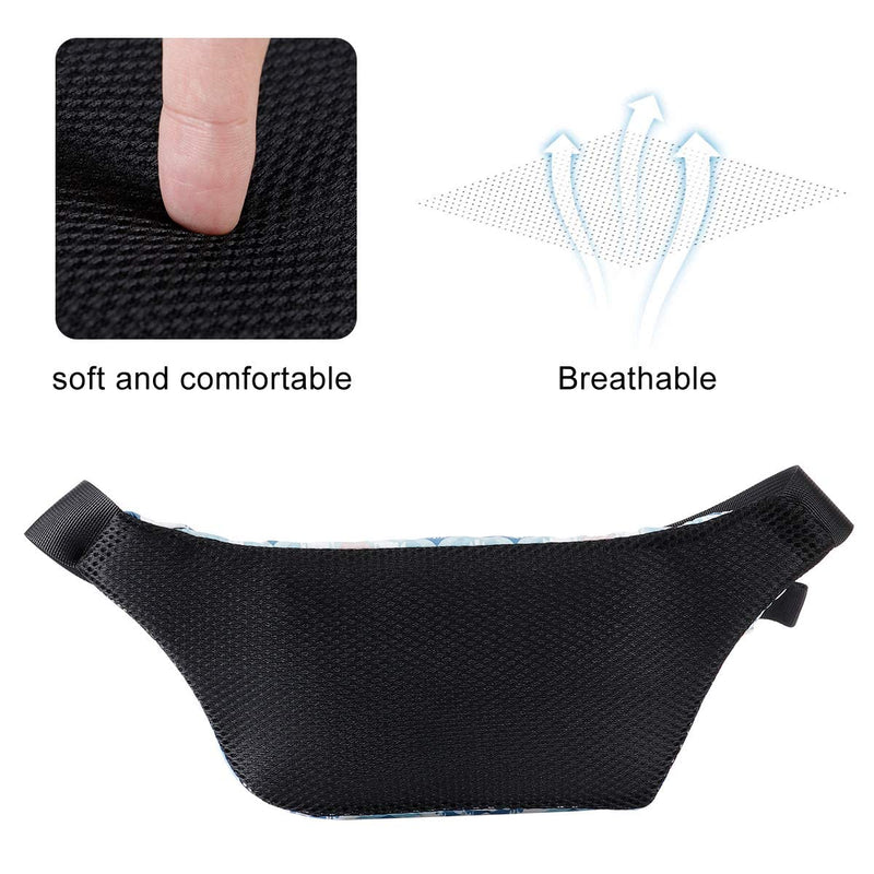 Casual Sport Waist Bag Chest Bag with Adjustable Strap for Women and Men Outdoors Workout Traveling Running Hiking Biking Gifts for Enjoy Sports Workout Casual Hands-Free Wallets (Sailboat) Sailboat - BeesActive Australia