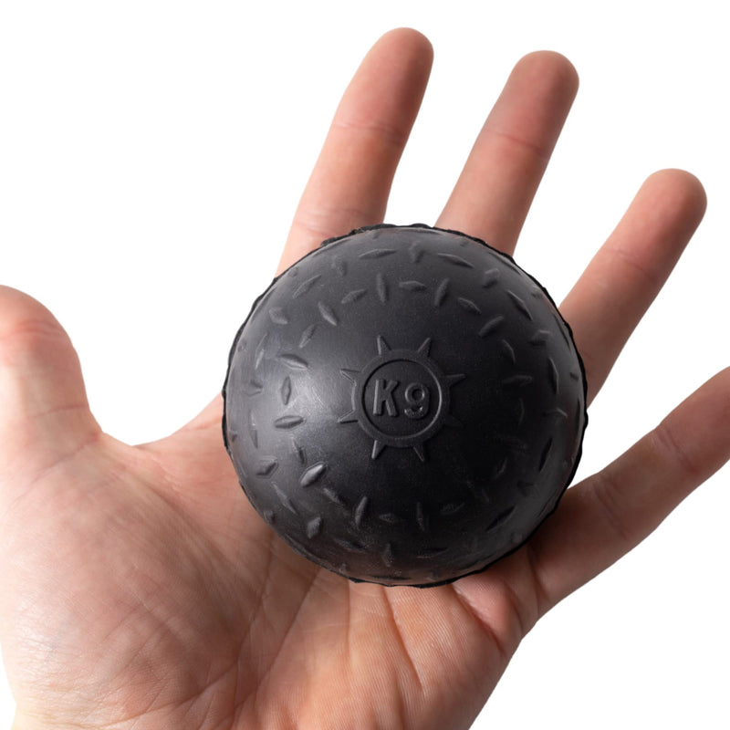 Ultra Durable Solid Dog Ball - Lifetime Replacement Guarantee - Aggressive Chewer Approved - Made in USA - Medium/Large Dogs - Safe & Non-Toxic Natural Rubber - Monster K9 Dog Toys - BeesActive Australia