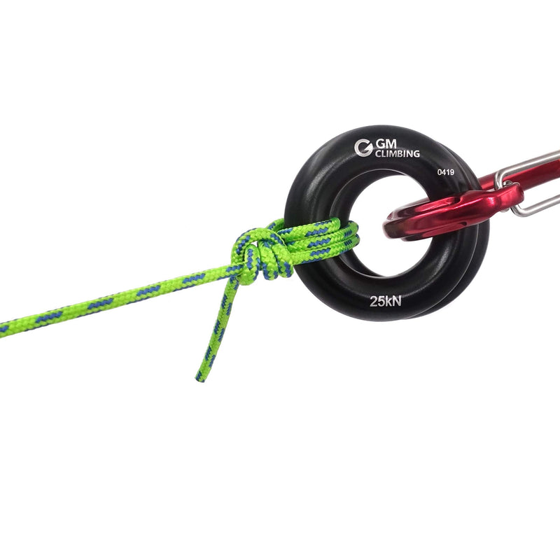 GM CLIMBING Rappel Ring 25kN for Rock Climbing Arborist Rescue Slackline Hammock Pack 3. Small-Red Pack of 2 - BeesActive Australia