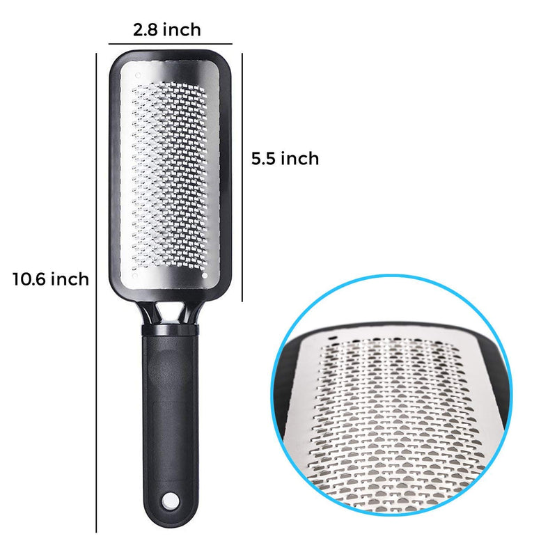 Colossal Foot Rasp Durable Foot File Callus Remover,Elisabeh Professional Premium Metal Stainless Steel Foot Care Pedicure Foot Scrubber,Easily Remove Hard Skin - BeesActive Australia
