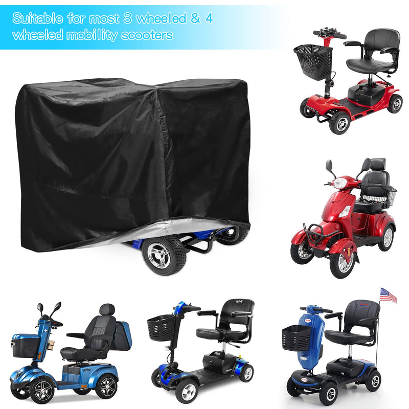 Mobility Scooter Cover Waterproof, Wheelchair Waterproof Heavy Duty Storage Rain Cover 140x 66x 91cm - BeesActive Australia
