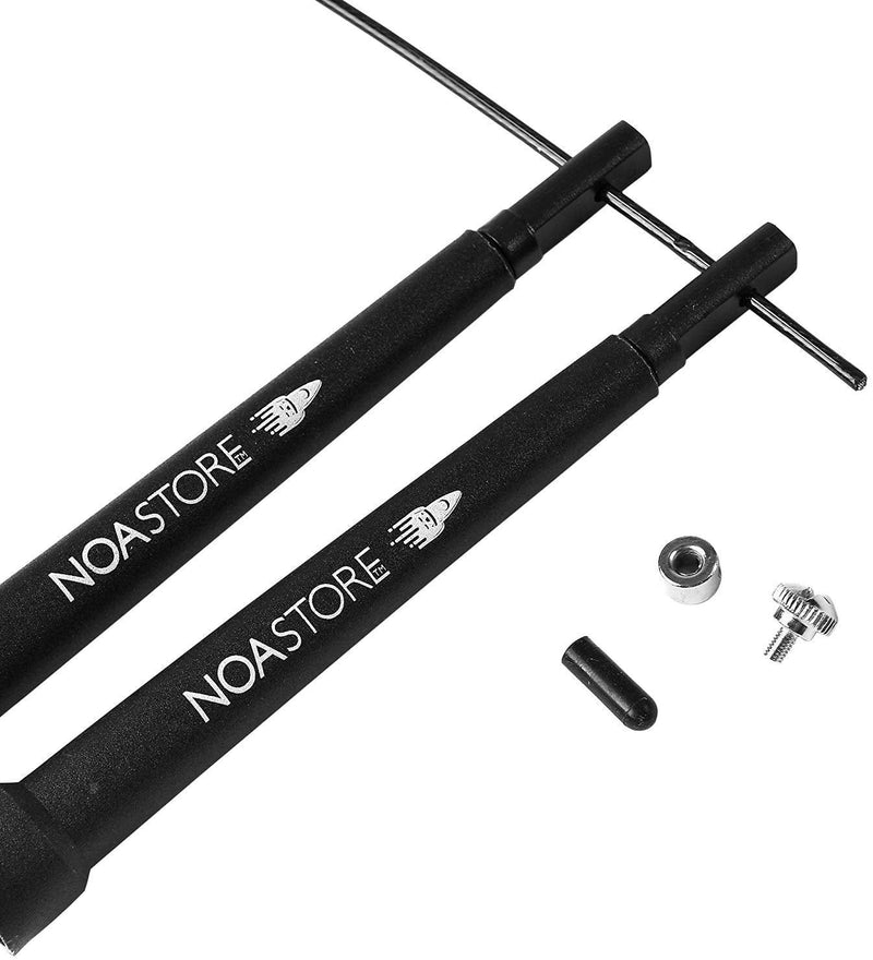 Noa Store 10 ft Adjustable Skipping Jump Rope, Speed Rope Ideal for Aerobic Exercise, Speed and Endurance Training, Fitness, Gym, Boxing, MMA for Men and Women - BeesActive Australia