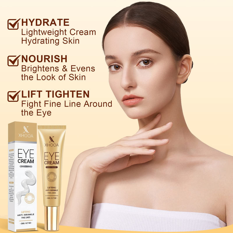 Retinol Eye Cream - Retinol Eye Cream With Collagen, Retinol Eye Cream for Dark Circles and Puffiness, Visible Results in 3-4 Weeks, Under Eye Cream Anti Aging, for Puffiness & Bags Reduces Fine Lines - BeesActive Australia