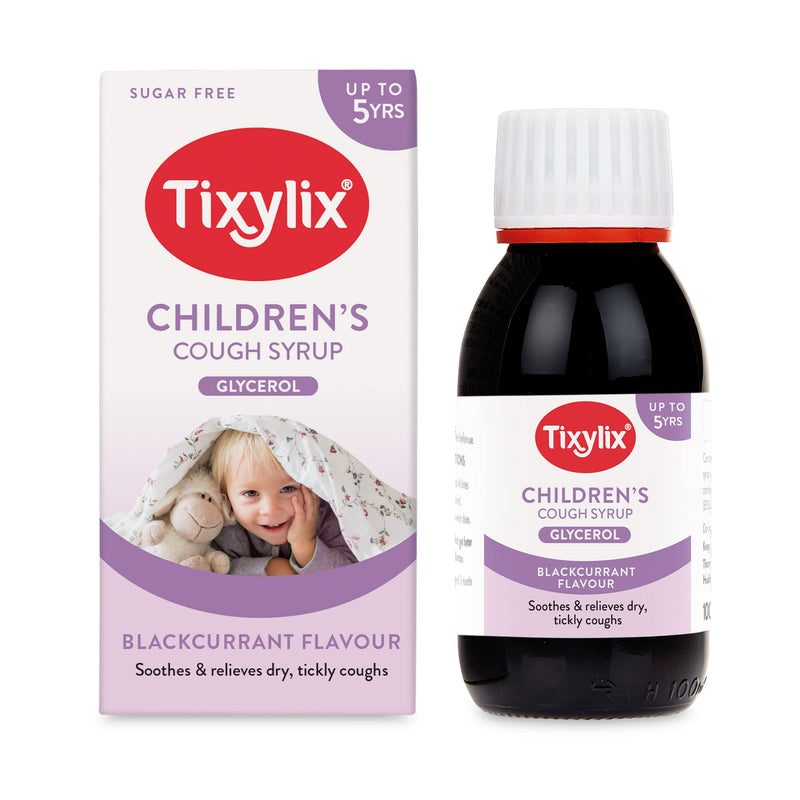 Tixylix Children's Dry & Tickly Cough Syrup 100ml Suitable from 3 months to 5 years - BeesActive Australia