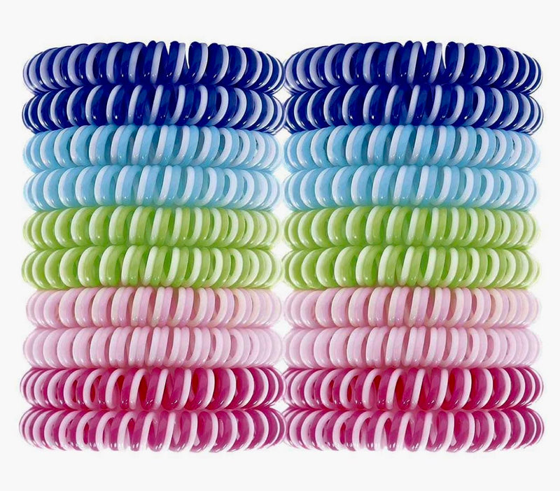 Waterproof Mosquito Repellent Bracelet, 20 Pack, Deet-Free Eva Wrist Bands, Effective Protection, Insect Mosquito Repeller Bands for Adults & Kids, Insect Repellent Protection, Resealable 20 Pack 1 Count (Pack of 20) - BeesActive Australia