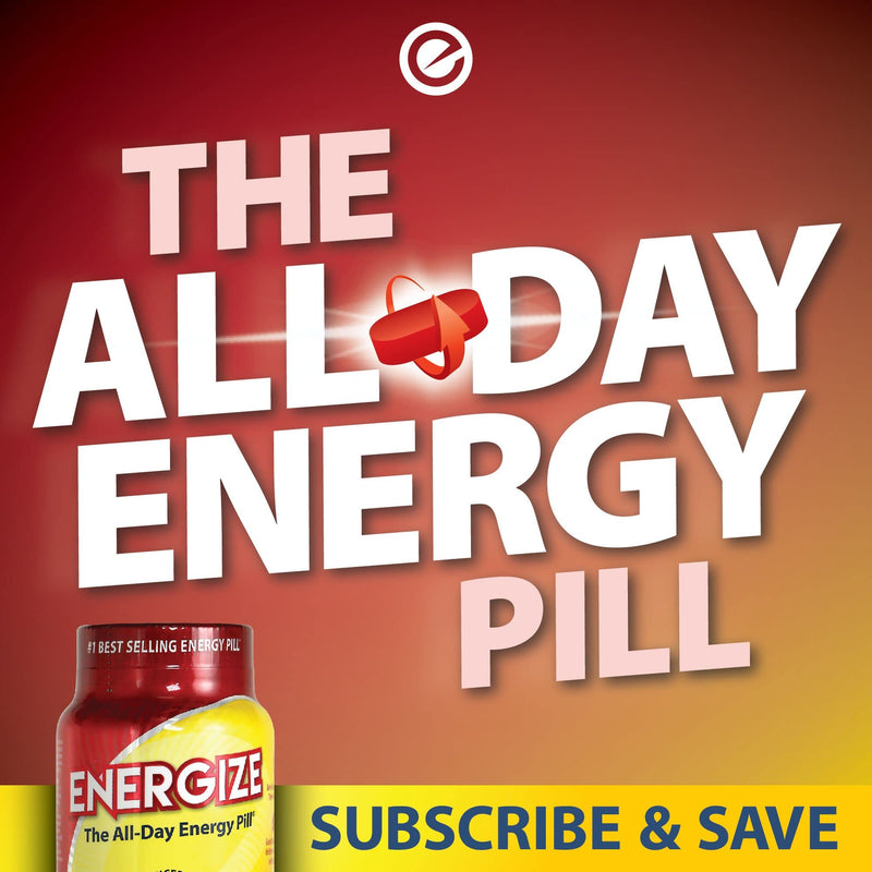 iSatori Energize Extra Strength Caffeine Pills - Fast Acting Long-Lasting Energy Pill - Extended-Release Caffeine - Improved Alertness and Clarity - All Day Energy, No Jitters, No Crash (60 Tablets) - BeesActive Australia
