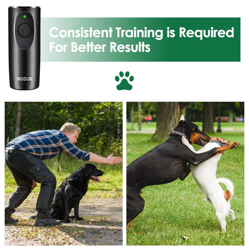 MODUS Anti Barking Device,Dog Barking Deterrent Devices,Dog Trainer,16.4 Ft Large Control Range,Safe to Use,Indoor and Outdoor,Battery Included Grey - BeesActive Australia