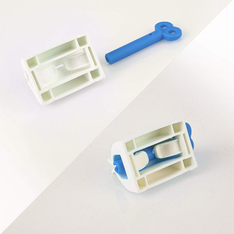 LUTER 3 Pcs Rolling Tube Toothpaste Squeezer Dispenser Bathroom Toothpaste Creams Ointment and Pastes Holder Multi Purpose (Blue) - BeesActive Australia