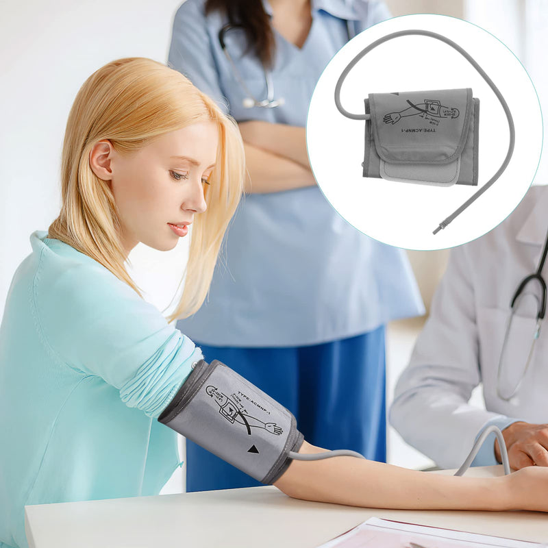 Healifty Blood Pressure Monitor Upper Arm Cuff Strap Blood Pressure Monitor Accessories 22-32cm of Arm Circumference Grey - BeesActive Australia