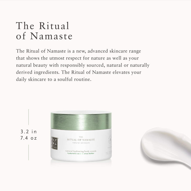 RITUALS The Ritual of Namaste Natural Hydrating Body Cream with Hyaluronic Acid and Shea Butter - 7.4 Fl Oz - BeesActive Australia